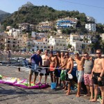 Travel and kiteboard: kites of our travelers give color to the Amalfi Coast’s sky!