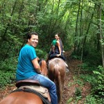 horse riding on the Amalfi Coast